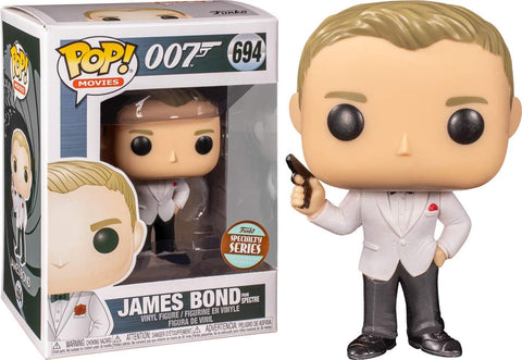 Movies #694: 007 - James Bond (from Spectre) (Specialty Series Limited Edition Exclusive) (Funko POP!) Figure and Box w/ Protector