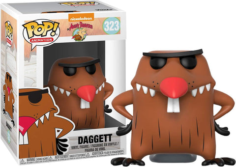 POP! Animation #323: The Angry Beavers - Daggett (Funko POP!) Figure and Box w/ Protector