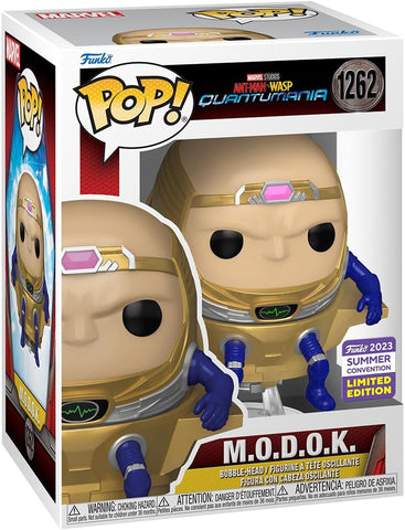 POP! Marvel Studios #1262: Ant-Man and the Wasp - Quantumania - M.O.D.O.K. (2023 Summer Convention Limited Edition) (Funko POP!) Figure and Box w/ Protector