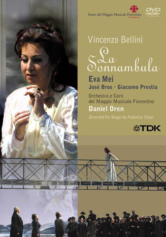 Vincenzo Bellini - La Sonnambula: Eva Mei / Jose Bros / Giacomo Prestia / Danial Oren / Orchestra e Coro / del Maggio Musicale Fiorentiono Opera / Federico Tiezzi (DVD) Pre-Owned