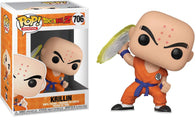 POP! Animation #706: Dragon Ball Z - Krillin (Funko POP!) Figure and Box w/ Protector