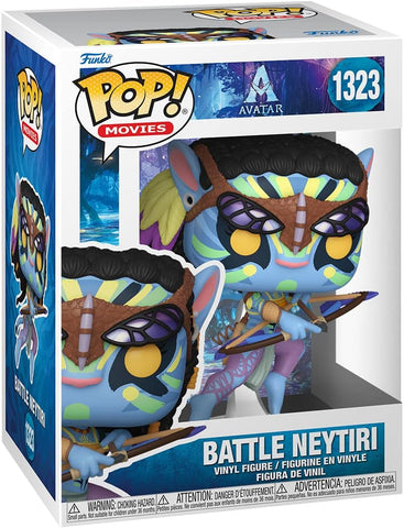POP! Movies #1323: Avatar - Battle Neytiri (Funko POP!) Figure and Box w/ Protector