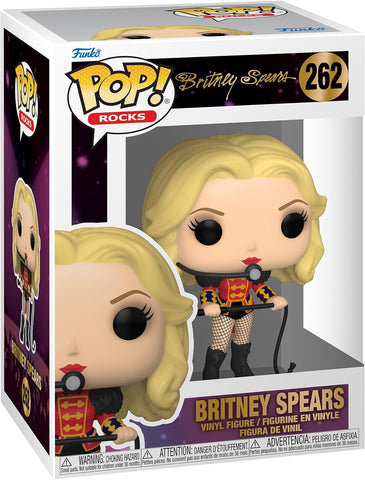 POP! Rocks #262: Britney Spears (Funko POP!) Figure and Box w/ Protector