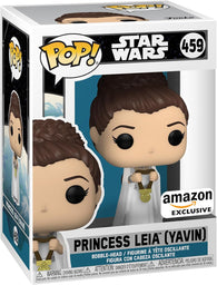 POP! Star Wars #459: Princess Leia [Yavin] (Amazon Exclusive) (Funko POP!) Figure and Box w/ Protector