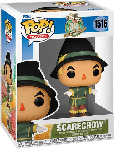 POP! Movies #1516: The Wizard of Oz [85th Anniversary] Scarecrow (Funko POP!) Figure and Box w/ Protector