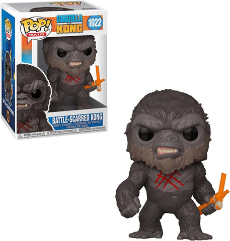 POP! Movies #1022: Godzilla Vs Kong - Battle Worn Kong (Funko POP!) Figure and Box w/ Protector