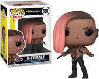 POP! Games #591: Cyberpunk 2077 - V-Female (Funko POP!) Figure and Box w/ Protector