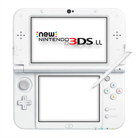BROKEN: System ONLY - Pearl White (Nintendo 3DS XL) Pre-Owned (As Is/Broken/For Parts)