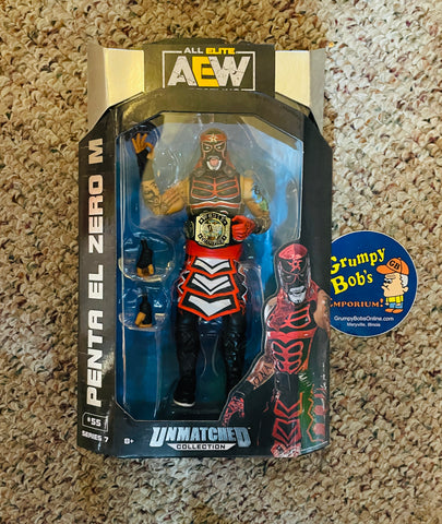 2022 / Elite AEW Wrestling / Unmatched Collection / Series 7 / #55 / PENTA EL ZERO M / Action Figure / Approx. 6" / Jazwares / All Elite Wrestling / AEW0270 / New in Package / Package Shows Some Wear / See Pictures