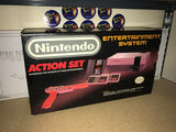 System - Action Set Edition (Nintendo) Pre-Owned w/ 2 Controllers + Gun + Hookups + Manual/Etc + Game + Box (Pictured) (STORE PICK-UP ONLY)