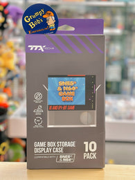 Game Box Storage Display Case- 10 Pack (TTX) (Super Nintendo / N64) NEW