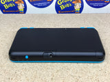 System - Black & Turquise (New Nintendo 2DS XL) Pre-Owned w/ Stylus, Charger, AR Cards, Quick Start Insert, Cardboard Insert, and Box (As Pictured)
