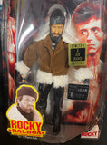 2007 Jakks Pacific (1 of 500) Rocky IV Movie / Rocky Balboa, "The Italian Stallion" Action Figure w/ Training Gear and FLOCKED BEARD / Hard to Find / NEW in Package