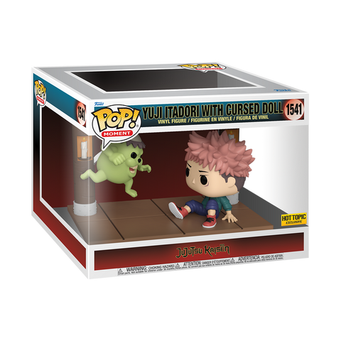POP! Moment #1541: Jujutsu Kaisen - Yuji Itadori with Curse Doll (Hot Topic Exclusive) (Funko POP!) Figure and Box