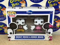 POP! Minis #01: Disney - Mickey Mouse & Minnie Mouse (Funko POP!) Figure and Box (As Pictured)