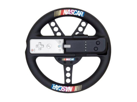 Racing Wheel - Black - Nascar (Wii Nintendo) Pre-Owned (Missing Cover)
