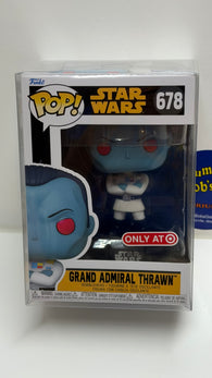 POP! Star Wars #678: Grand Admiral Thrawn [Target Exclusive] (Funko POP!) Figure and Box w/ Protector