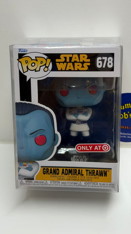 POP! Star Wars #678: Grand Admiral Thrawn [Target Exclusive] (Funko POP!) Figure and Box w/ Protector
