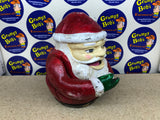 Santa Clause Bank - Cast-Iron (Reproduction) Pre-Owned (As Pictured/See Notes)