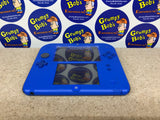 System - Electric Blue 2 (Blue & Black) (Nintendo 2DS) Pre-Owned w/ Stylus, Charger, Quick Start Insert, AR Cards, Cardboard Insert, and Mario Kart 7 Edition Box (Matching Serial Number) (As Pictured)