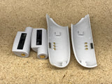 Charging Dock - White (Insignia) (Oculus Quest 2) Pre-Owned: 2 Batteries, 2 Battery Covers, Power Adapter, Docking Station, 2 Manuals, and Box (As Pictured)