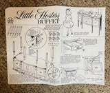 1960's Marx Toys / 1960's MARX TOYS / Child's "Little Hostess Buffet" / Approx. 38" x 22 1/2" / Includes Original Dishes / Does Not Include Box / FOR IN-STORE PURCHASE AND PICK-UP ONLY
