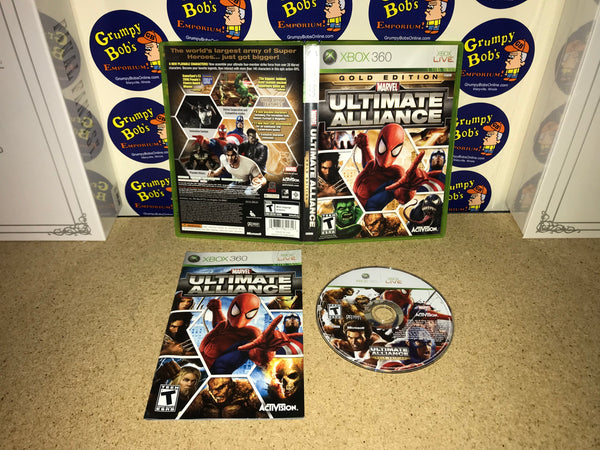 Marvel Ultimate Alliance [Gold Edition] (Xbox 360) Pre-Owned: Game, Manual, and Case (Pictured)