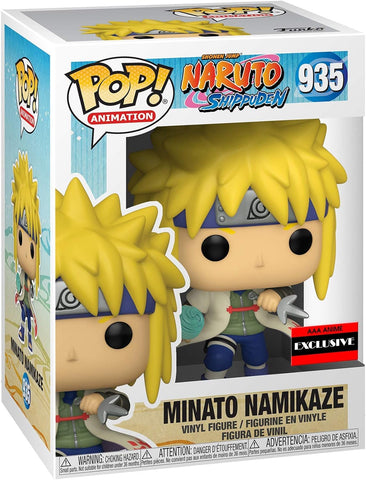 POP! Animation #935: Naruto Shippuden - Minato Namikaze (AAA Anime Exclusive) (Funko POP!) Figure and Box w/ Protector
