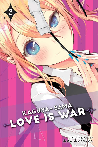 Kaguya-sama: Love is War - Volume 3 [Aka Akasaka] (Viz Media) (Shonen Jump) (Paperback) Pre-Owned