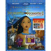 Pocahontas / Pocahontas II: Journey To A New World (3-Disc Special Edition) (Blu-ray + DVD) Pre-Owned