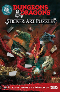 Dungeons & Dragons: Sticker Art Puzzles (Thunder Bay Press) (Wizards of the Coast) NEW