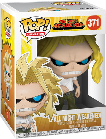 POP! Animation #371: My Hero Academia - All Might (Weakened) (Funko POP!) Figure and Box w/ Protector