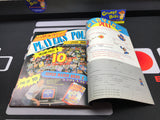 Nintendo Power: July/August 1988 #1 (Magazine) Pre-Owned w/ Baseball Poster + 2 Mailer Inserts (As Pictured)