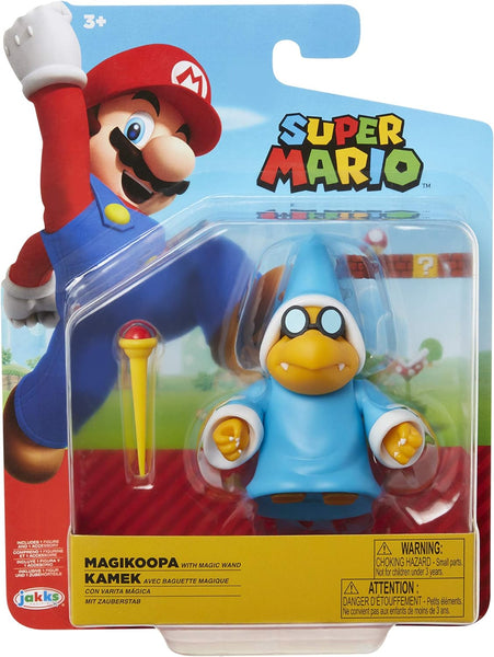 Super Mario: Magikoopa with Magic Wand (Action Figure) (Jakks Pacific) NEW