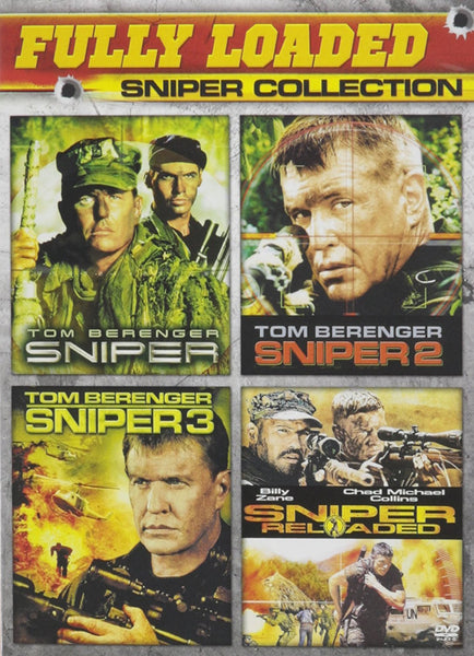 Sniper (1993) / Sniper 2 / Sniper 3 / Sniper: Reloaded (DVD) Pre-Owned