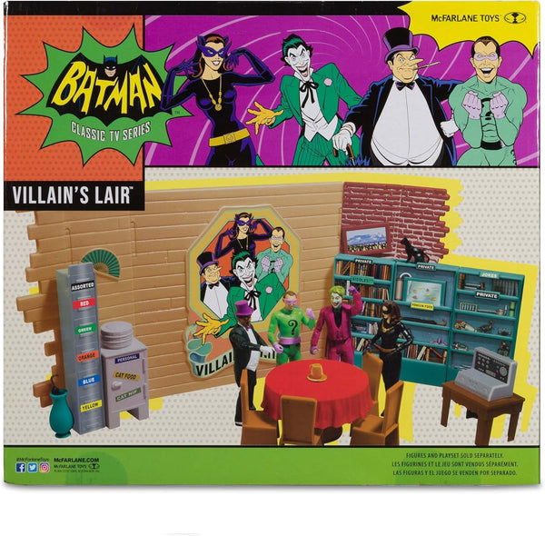 Batman Classic TV Series: 66's Villain's Lair (2022) (DC) (McFarlane Toys) NEW