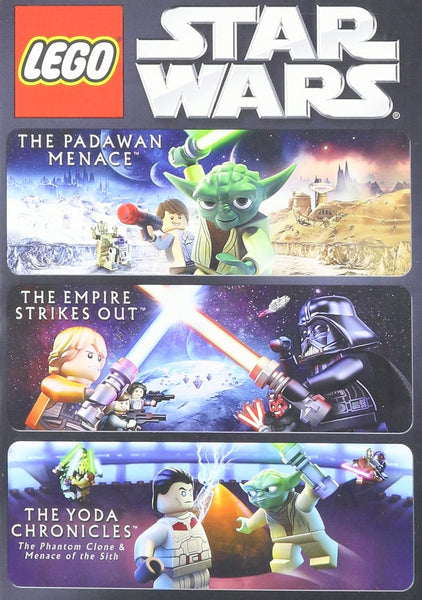 Lego Star Wars: The Padawan Menace / The Empire Strikes Out / The Yoda Chronicles (DVD) Pre-Owned