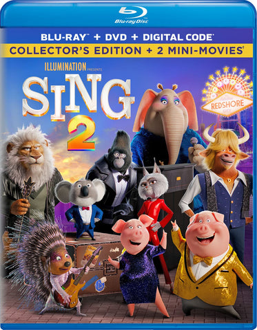 Sing 2 (Collector's Edition + 2 Mini-Movies) (Blu-ray Only) Pre-Owned