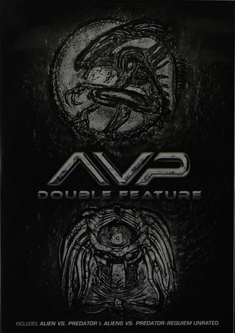 AVP Double Feature: Alien vs Predator / Aliens Vs Predator - Requiem (DVD) Pre-Owned