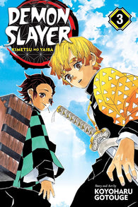 Demon Slayer: Kimetsu no Yaiba - Volume 3 [Koyoharu Gotouge] (Viz Media) (Shonen Jump) (Paperback) Pre-Owned