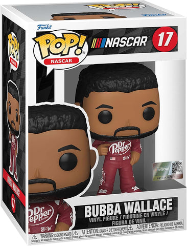 POP! Nascar #17: Bubba Wallace (Funko POP!) Figure and Box w/ Protector