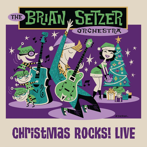 The Brian Setzer Orchestra: Christmas Rocks! Live (Audio CD) Pre-Owned