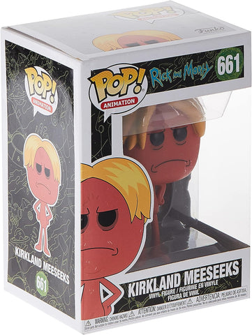 POP! Animation #661: Rick and Morty - Kirkland Meeseeks (Funko POP!) Figure and Box w/ Protector