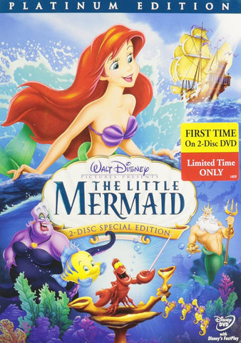 The Little Mermaid (Two-Disc Platinum Edition) (DVD) Pre-Owned