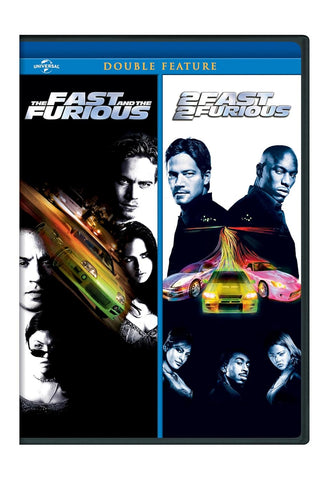 The Fast and the Furious / 2 Fast 2 Furious - Double Feature (DVD) Pre-Owned