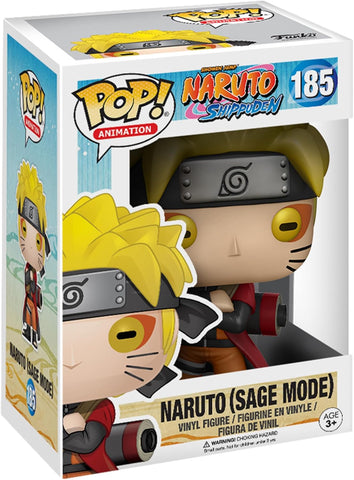 POP! Animation #185: Shonen Jump Naruto Shippuden - Naruto (Sage Mode) (GameStop Exclusive) (Funko POP!) Figure and Box w/ Protector