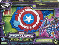 Marvel Avengers - Mech Strike - Monster Hunters: Captain America Monster Blast Shield (Nerf) (Hasbro) NEW