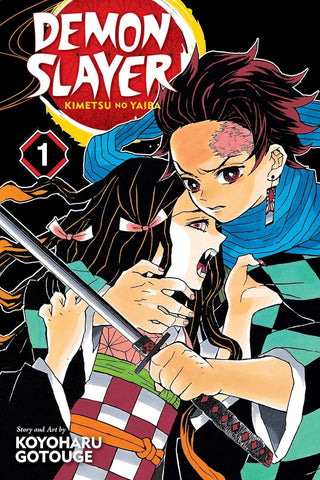 Demon Slayer: Kimetsu no Yaiba - Volume 1 [Koyoharu Gotouge] (Viz Media) (Shonen Jump) (Paperback) Pre-Owned