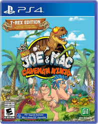 New Joe and Mac: Caveman Ninja - T-Rex Edition (Playstation 4) NEW