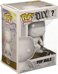 POP! Custom #?: D.I.Y. POP Male (Funko POP!) Figure and Box w/ Protector